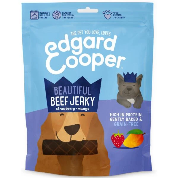 Edgard & Cooper Hondensnack Jerky Magnifiek Rund - 150 G - Afbeelding 4