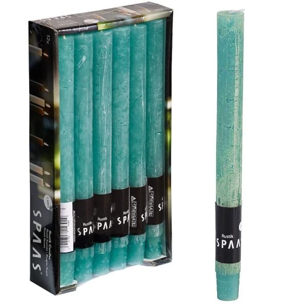 Rustieke Dinerkaars - Smaragdgroen - Set Van 1 Stuks - Afbeelding 2