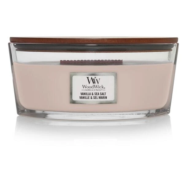 WoodWick Ellipse Candle - Vanilla & Sea Salt