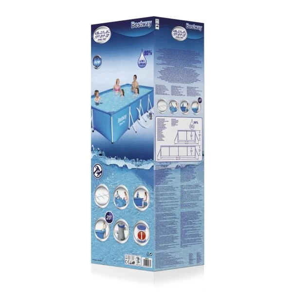 Bestway Zwembad Framepool Family Splash - 400 × 211 × 81 Cm - Afbeelding 5