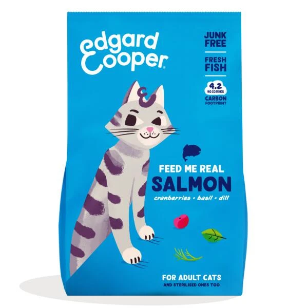 Edgard & Cooper Kattenvoer Adult Met Verse Zalm - 4 Kg