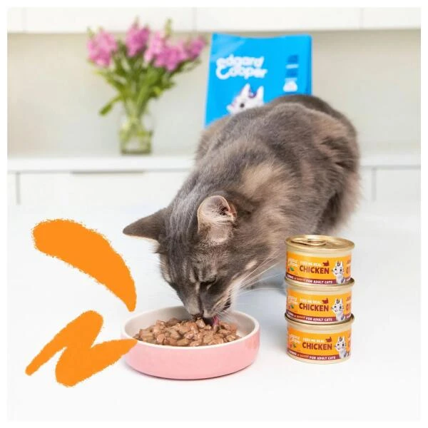 Edgard & Cooper Multipack Stukjes In Saus Voor Volwassen Katten - 8 × 85 G - Afbeelding 2