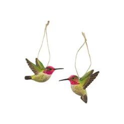 Annas Kolibrie In Lindenhout - Handgemaakt