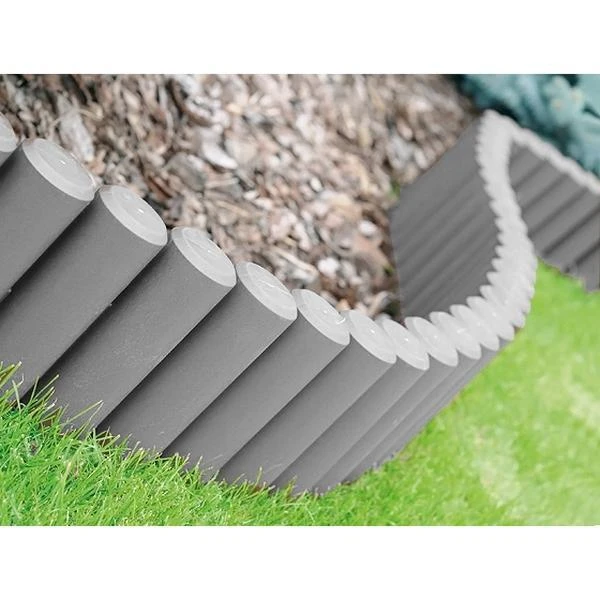 Borderrand Palissade Grijs - Ca. 270 Cm - Set Van 10 Stuks - Afbeelding 2