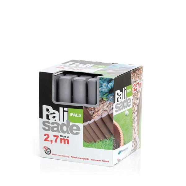 Borderrand Palissade Grijs - Ca. 270 Cm - Set Van 10 Stuks - Afbeelding 3