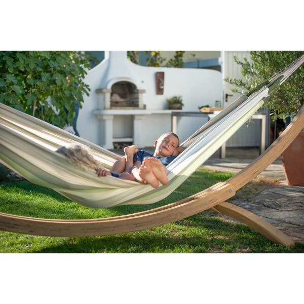 LA SIESTA Tweepersoonshangmat Brisa Outdoor - Ceder - Afbeelding 2