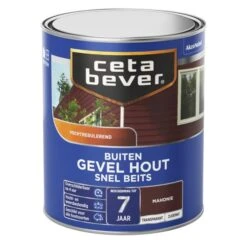 Cetabever Snelbeits Gevel Hout Transparant, Mahonie - 750 Ml