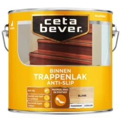 Cetabever Trappenlak Transparant Anti-slip, Blank - 2,5 L