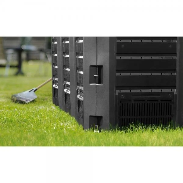 Compostsysteem Zwart 1200 Liter - 3 Vaten - Afbeelding 2