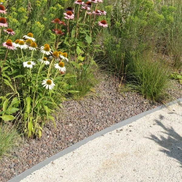 Ecoo Tuin- Of Vijverafboording Ecolat 14 Cm × 25 M - Grijs