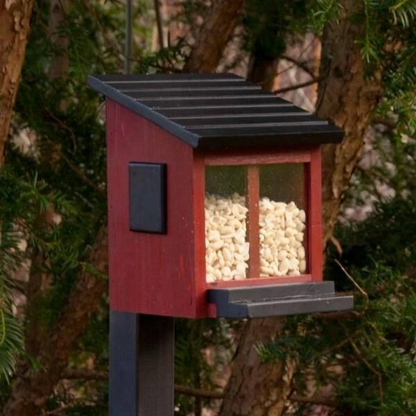 Eekhoornvoederhuisje Rood - Afbeelding 3