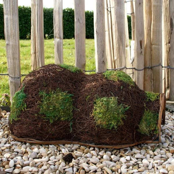 Egelhuis - Egelkorf Naturel 46 × 33 × 25 Cm - Afbeelding 5