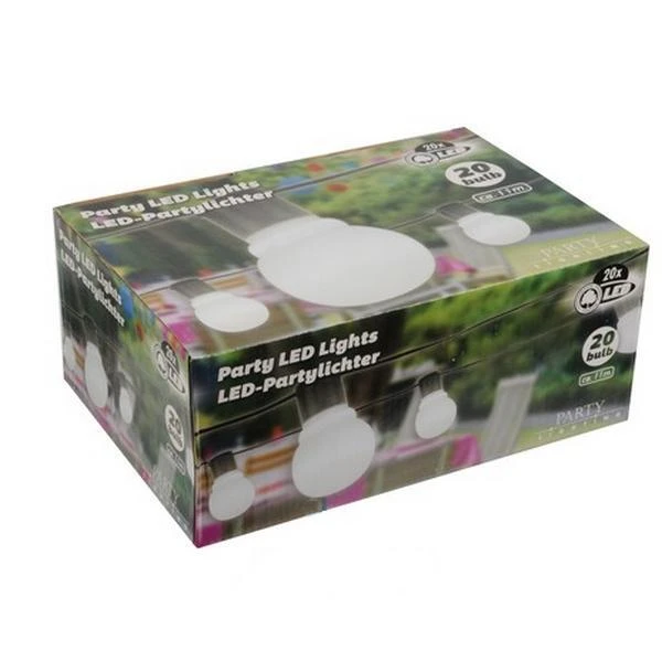 Feestverlichting Wit 20 × Led - Afbeelding 3