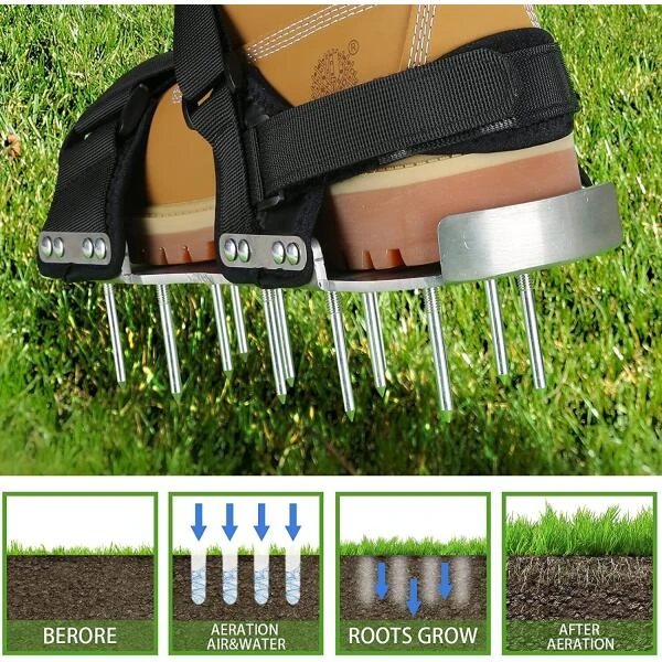 Gazonbeluchting - Aerating Shoes - Afbeelding 2