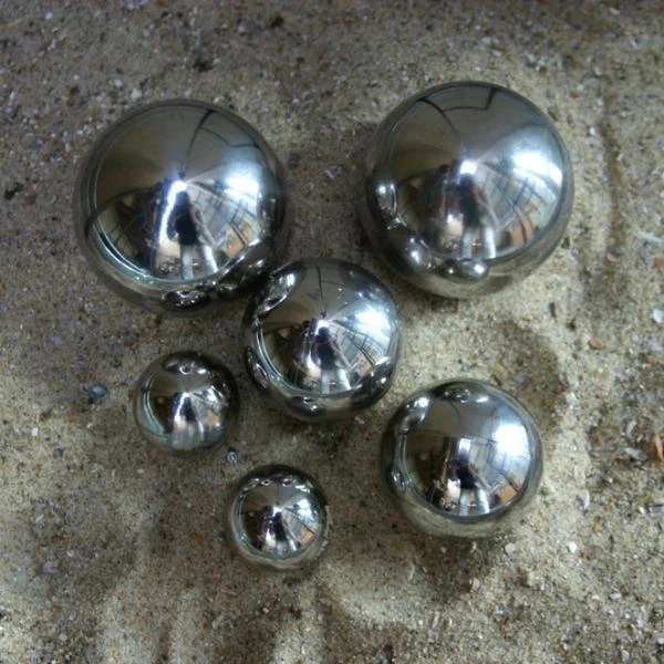 Spiegelbollen Inox - Set Van 6 Stuks