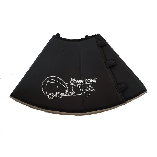 Hondenkap Comfy Cone Zwart - Small