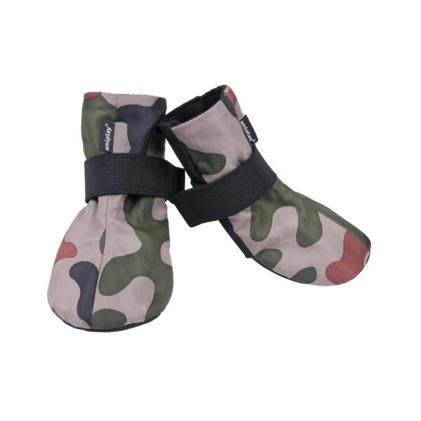 Hondenlaarzen Bristol Medium - Camouflage - Set Van 2 Stuks