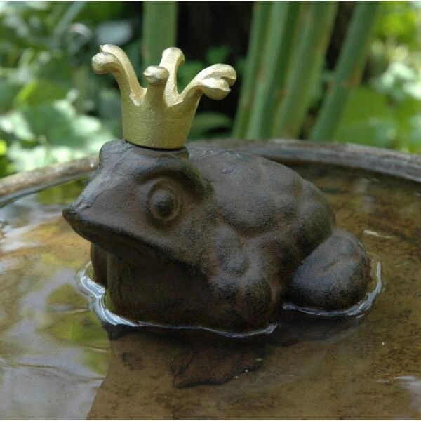 ESSCHERT DESIGN Kikkerkoning Medium - Gietijzer - Afbeelding 2