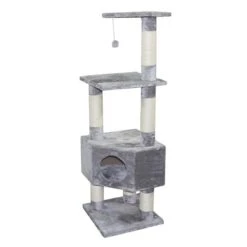 Krabpaal Classictree Loonaa Grijs 40 × 40 × 135 Cm