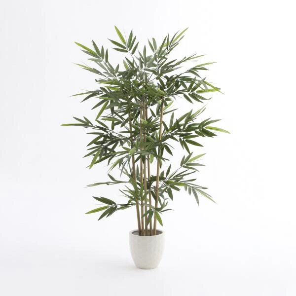 Kunstplant Bamboe In Pot - 150 × 75 Cm - Afbeelding 3
