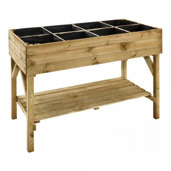 Verhoogde Moestuinbak - 120 × 60 × 86,5 Cm