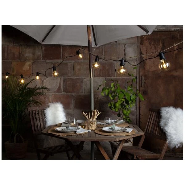 LED Filament Lamp Voor Lichtslinger - Ø 4,5 × 7 Cm - Set Van 4 Stuks - Afbeelding 2