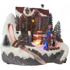 Led Kerstdorp Kindjes 22 × 20 × 18,5 Cm