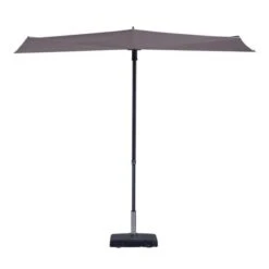 Madison Parasol Sun Wave 270 × 150 Cm - Taupe