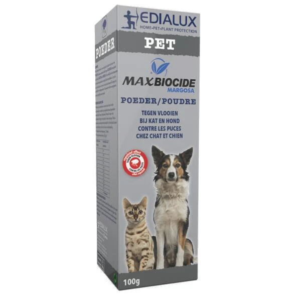 EDIALUX Max Biocide Poeder Tegen Vlooien - 100 G