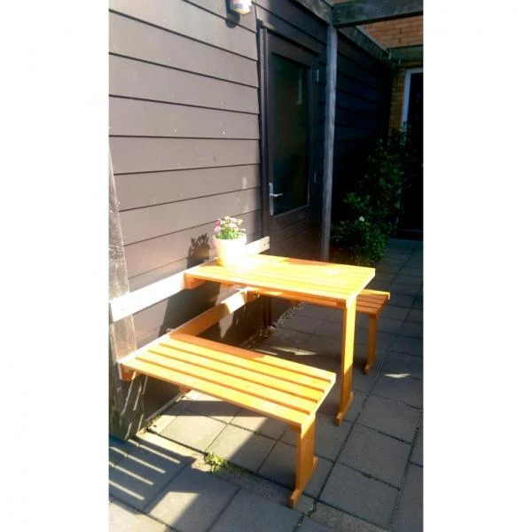 Opklapbare Balkonset (tafeltje + Bankjes) - Afbeelding 3