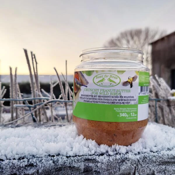 ESSCHERT DESIGN Ongezouten Pindakaas Voor Tuinvogels - Kunststof Pot - Afbeelding 2