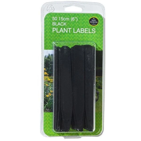 Plantenlabels Zwart Kunststof - 15 Cm - Set Van 50 Stuks - Afbeelding 2