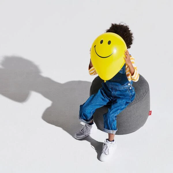 Poef Fatboy® Point Outdoor - Ø50 X 35 Cm Donkergrijs - Afbeelding 2