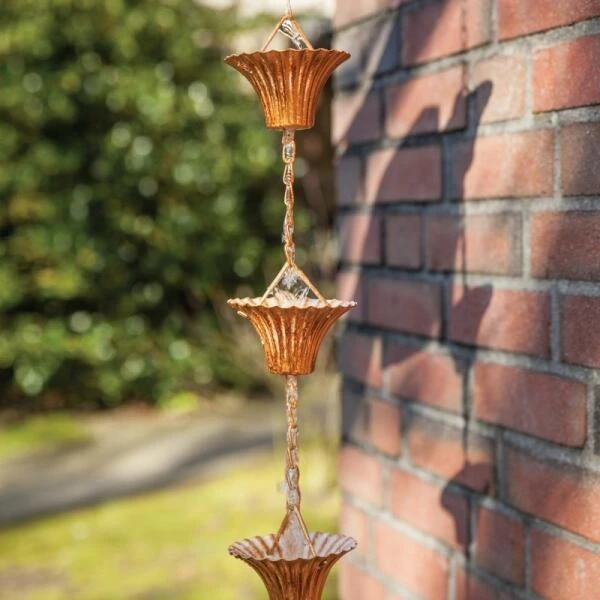 ESSCHERT DESIGN Regenketting Verkoperd Met 12 Emmertjes