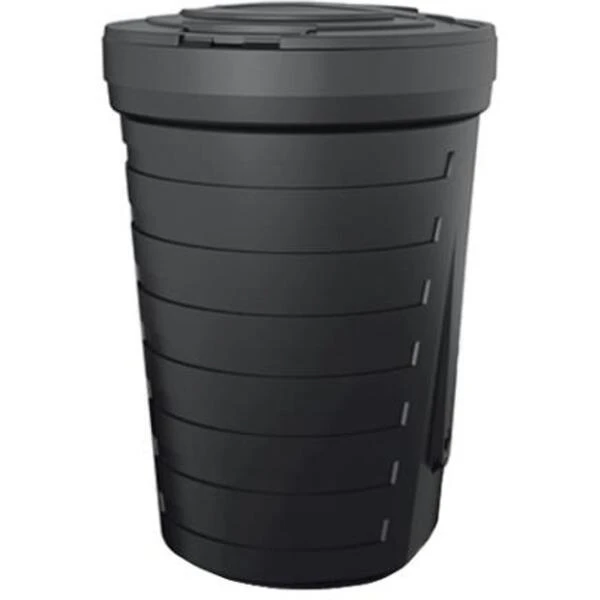 Regenton Zwart - 210 Liter