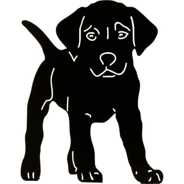 Silhouet Puppy Hond - Decoratief