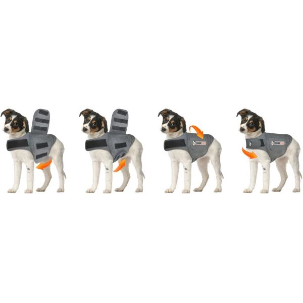 Thundershirt Antistress Voor Honden Grijs - XL - Afbeelding 4