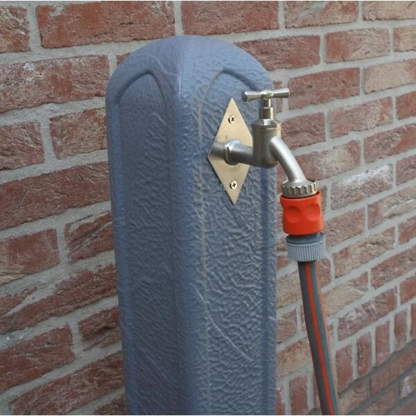 Waterzuil Met Kraan En Aansluiting - Grijs - Afbeelding 3