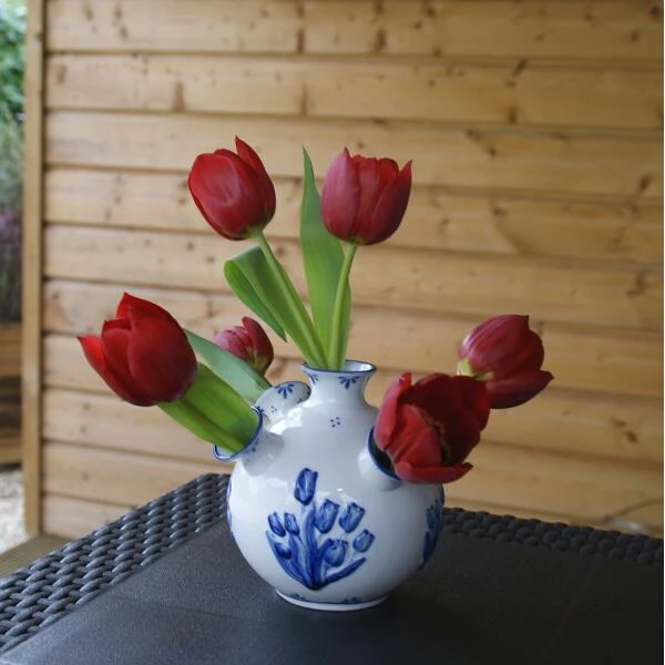 Tulpenvaas In Porselein - Afbeelding 4