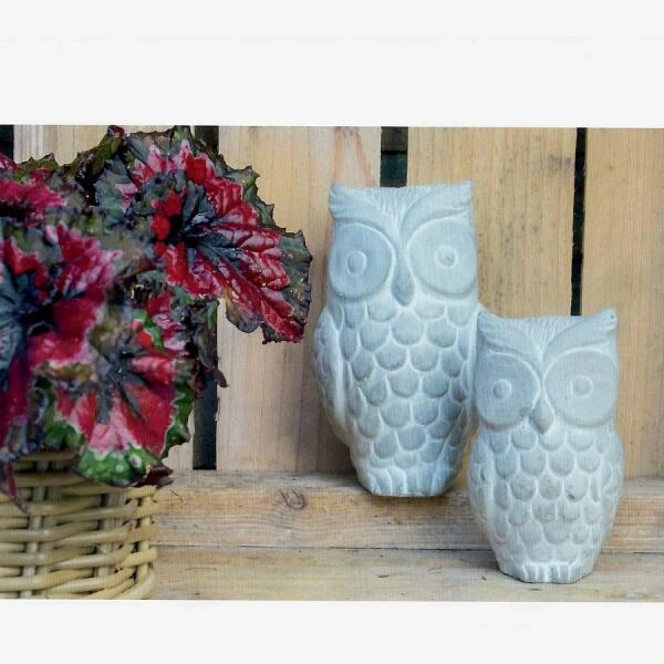 Uil In Steen - Grijs - Afbeelding 2