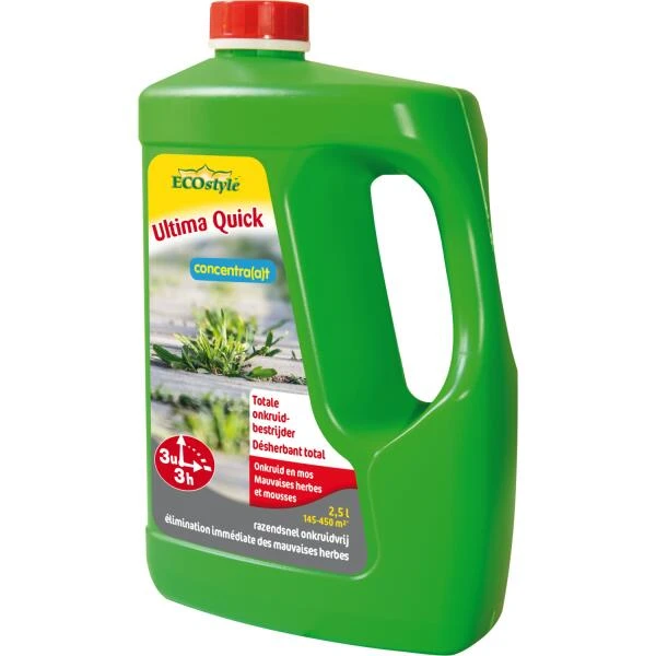 Ecostyle Ultima Quick Concentraat Tegen Onkruid En Mos 2,5 Liter