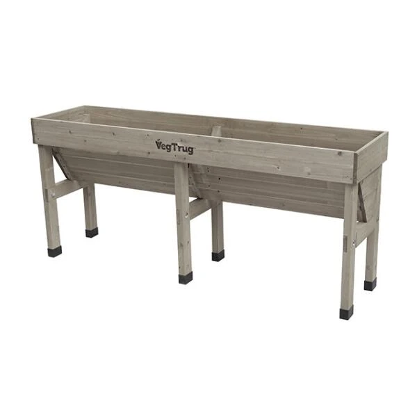 Verhoogde Kweektafel Muurmodel Grijs - 180 × 46 × 80 Cm - Afbeelding 3