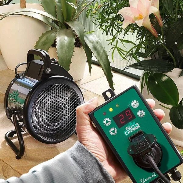 Serre/Kasverwarming En Ventilator In 1 Met Digitale Thermostaat - Afbeelding 5