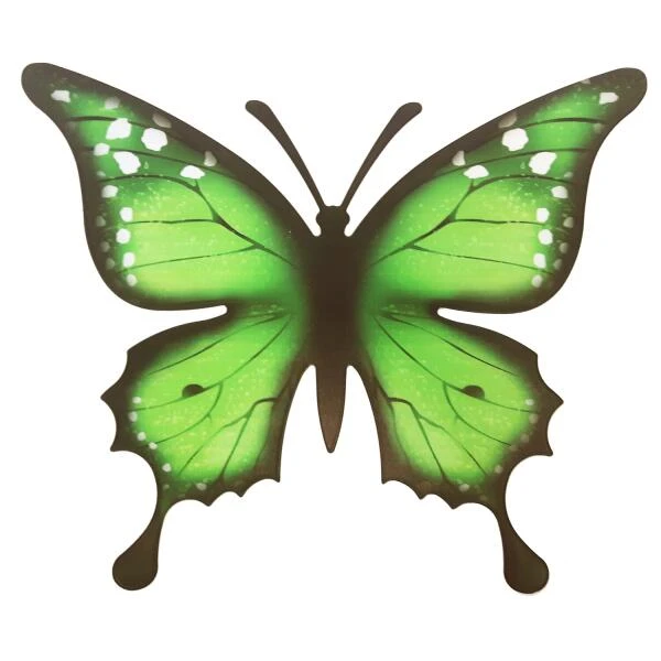 Vlinder Muurdecoratie - Metaal 30 × 25 Cm - Afbeelding 4