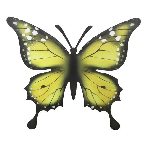 Vlinder Muurdecoratie - Metaal 30 × 25 Cm - Afbeelding 3