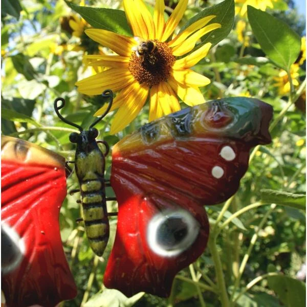 Vlinder Dagpauwoog Muurdeco 22 Cm - Afbeelding 4