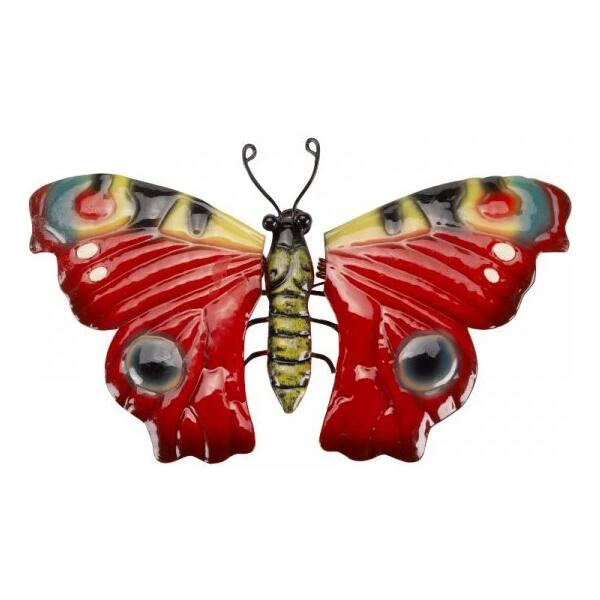 Vlinder Dagpauwoog Muurdeco 22 Cm - Afbeelding 2