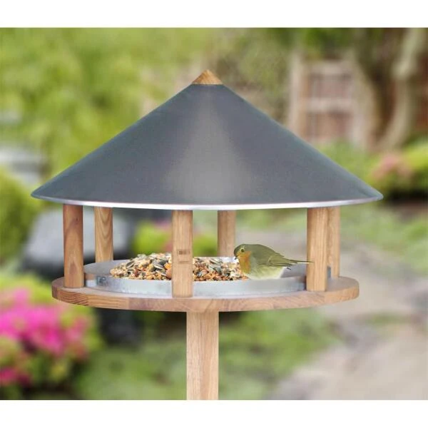 ESSCHERT DESIGN Vogelvoederhuis Aarhus Op Paal - 115 Cm - Afbeelding 2