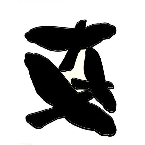 Vogel Weringsstickers Groot