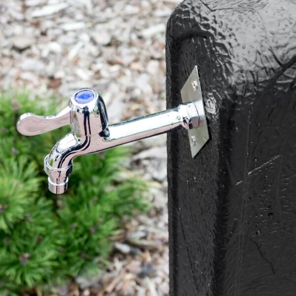 Waterzuil Met Kraan En Aansluiting - Zwart - Afbeelding 4